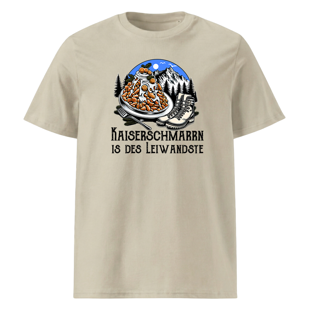 Leiwand T-Shirt mit Berg-Spruch, Farbvariante