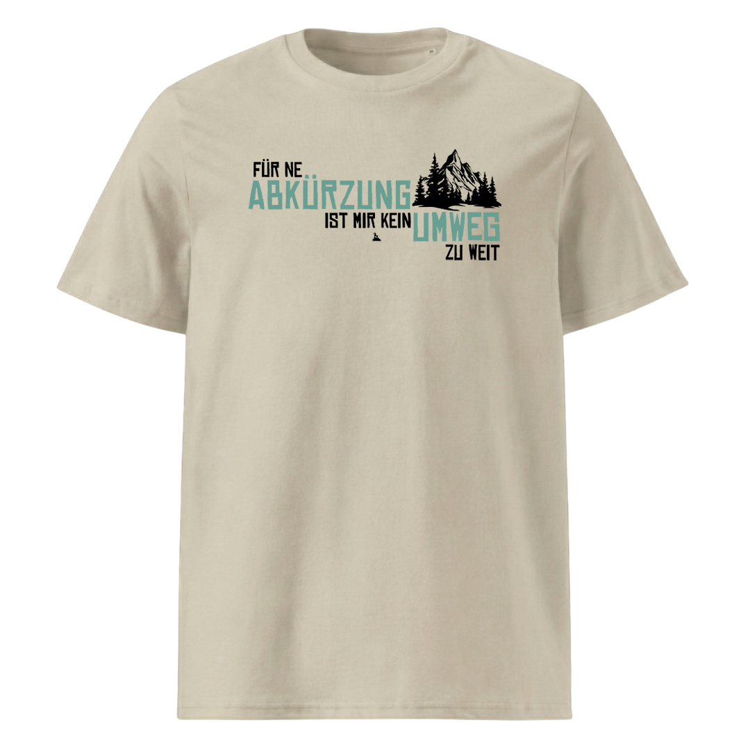 Abkürzung T-Shirt Unisex mit Wander-Spruch, Farbvariante