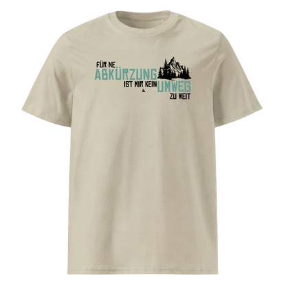 Abkürzung T-Shirt Unisex mit Wander-Spruch, Farbvariante