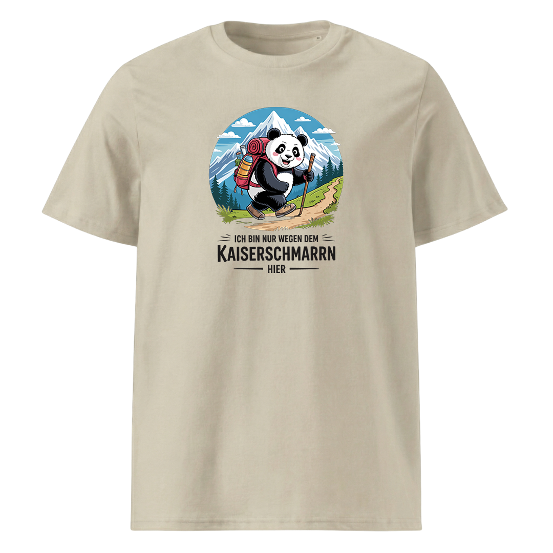 Kaiserschmarrn Panda T-Shirt Unisex mit Panda-Motiv, Farbvariante