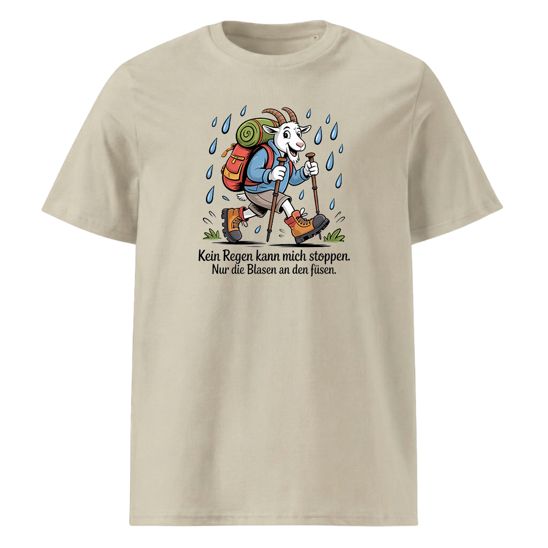Kein Regen kann mich stoppen T-Shirt Unisex mit Spruch-Motiv, Farbvariante