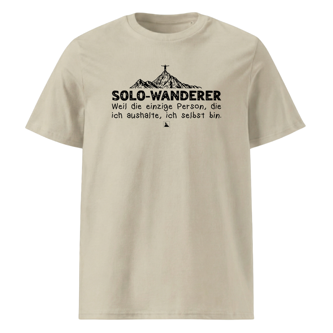 Solo T-Shirt mit Berg-Spruch, Farbvariante
