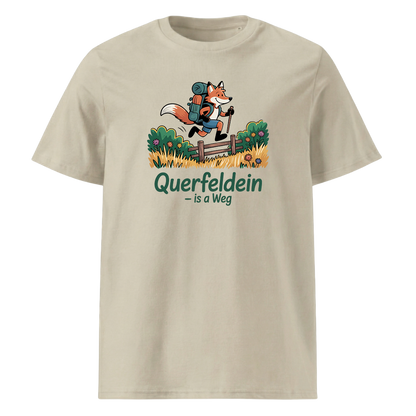 Querfeldein Fuchs T-Shirt Unisex mit Fuchs-Motiv, Farbvariante