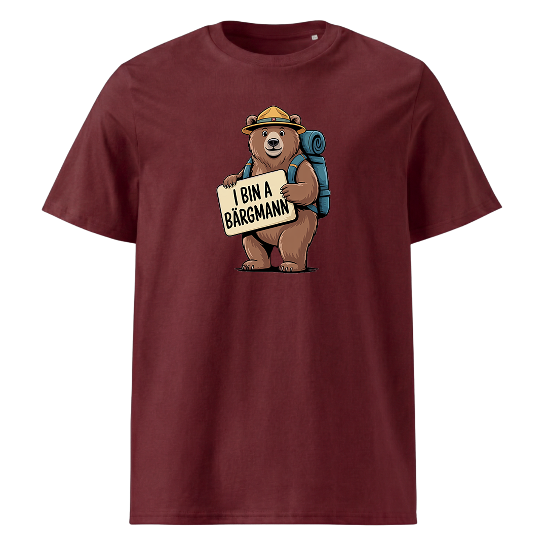 I bin a Bergmann T-Shirt Unisex mit Spruch-Motiv, Print Nahaufnahme