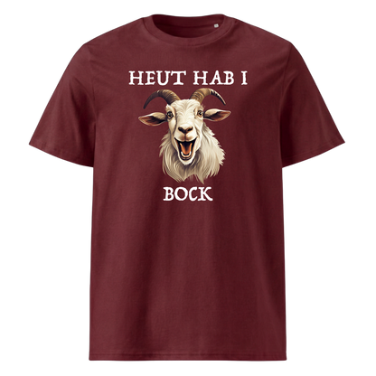 Bock T-Shirt Unisex mit Spruch, Print Nahaufnahme
