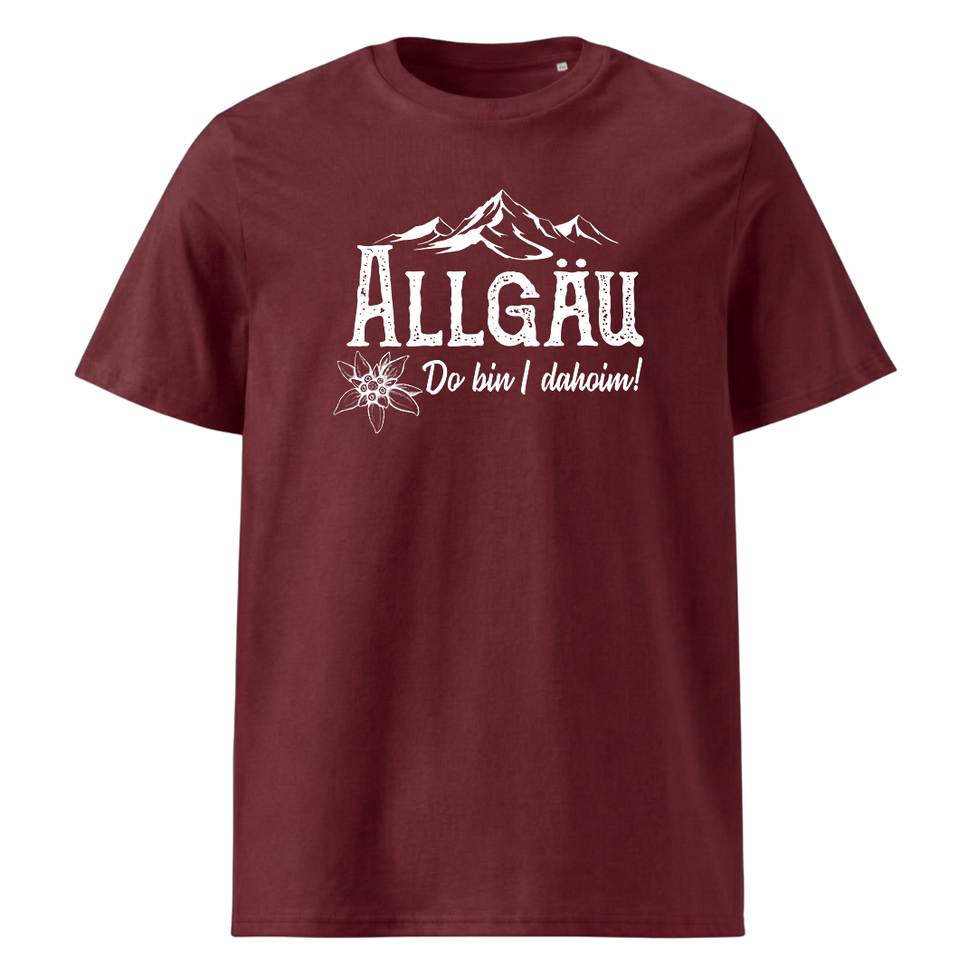 Dahoim T-Shirt mit Berg-Spruch, Print Nahaufnahme