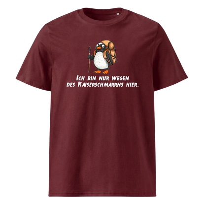 Kaiser Pinguin T-Shirt Unisex mit Pinguin-Motiv, Print Nahaufnahme
