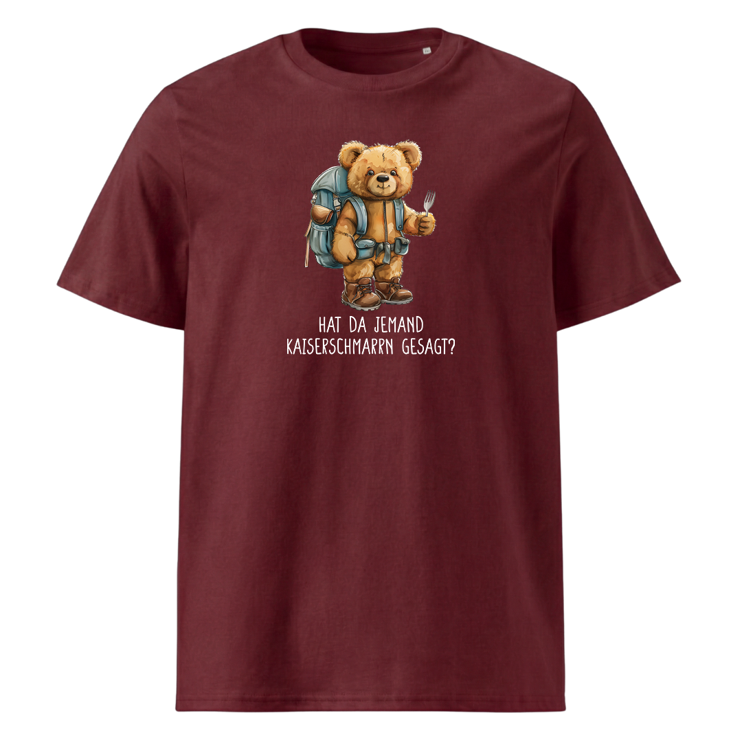 Kaiserohr T-Shirt Unisex mit Teddy-Motiv, Print Nahaufnahme