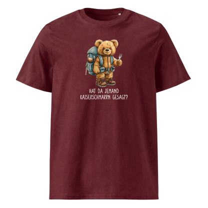 Kaiserohr T-Shirt Unisex mit Teddy-Motiv, Print Nahaufnahme
