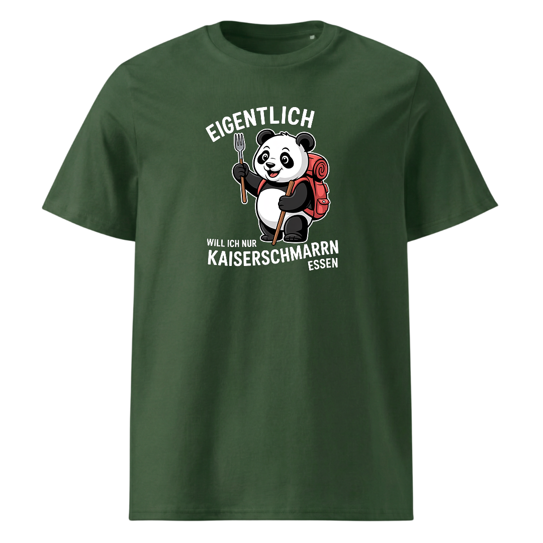 Ich will nur Kaiserschmarrn essen T-Shirt Unisex mit Spruch-Motiv, Detailansicht