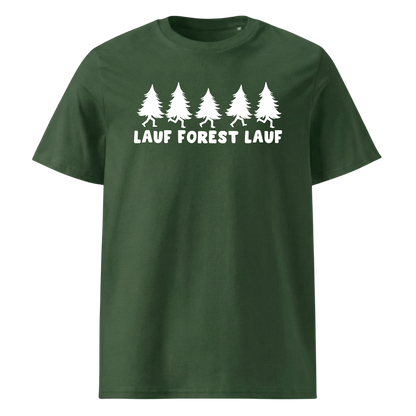 Lauf Forest T-Shirt Unisex mit Berg-Motiv, Detailansicht