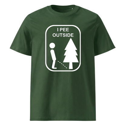Outside T-Shirt Unisex mit Natur-Motiv, Detailansicht