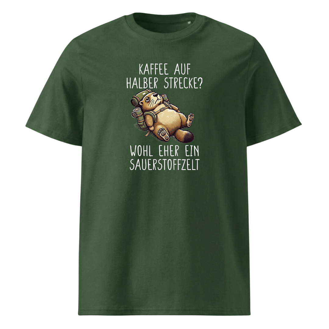 Kaffee T-Shirt mit Kaffeespruch, Detailansicht