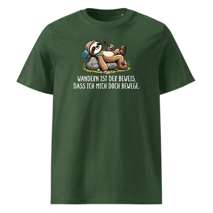 Der Beweis T-Shirt mit Wanderspruch, Detailansicht