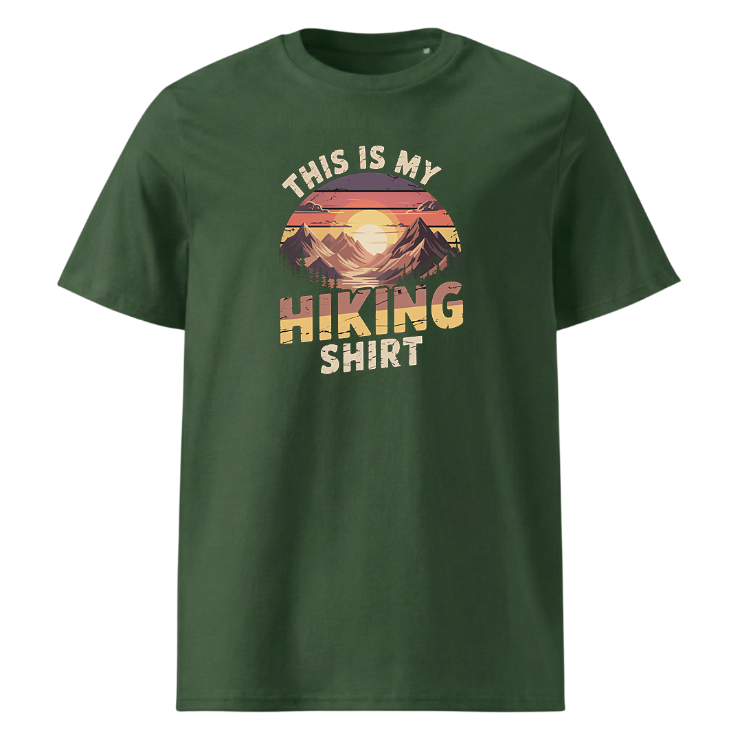 My Hiking Shirt T-Shirt Unisex mit Wander-Motiv, Detailansicht