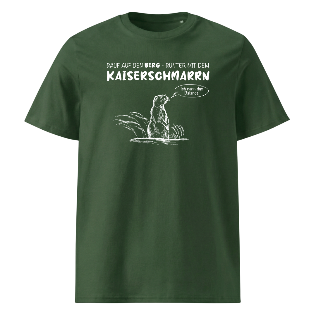 Berg Balance T-Shirt Unisex mit Berg-Motiv, Detailansicht