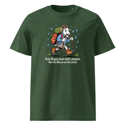 Kein Regen kann mich stoppen T-Shirt Unisex mit Spruch-Motiv, Detailansicht