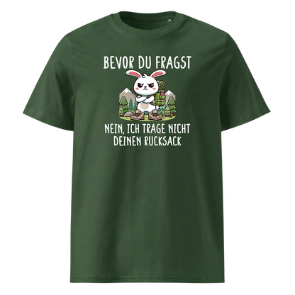 Schlepper T-Shirt mit Wanderspruch, Detailansicht