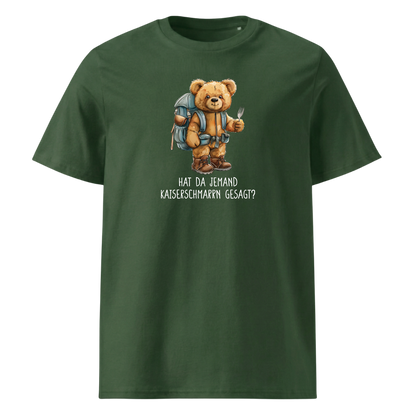 Kaiserohr T-Shirt Unisex mit Teddy-Motiv, Detailansicht