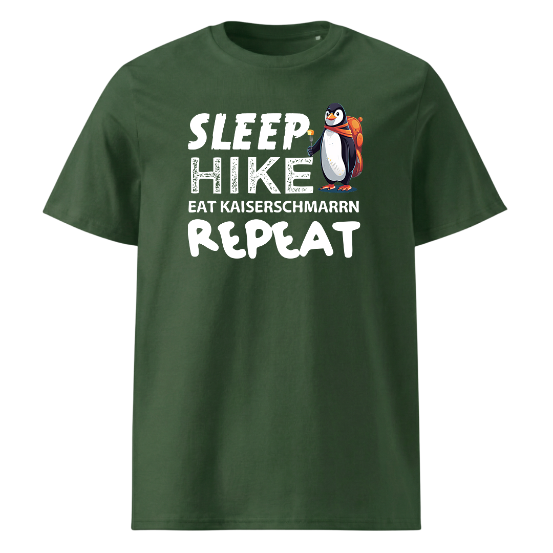 Repeat T-Shirt Unisex mit Berg-Motiv, Detailansicht