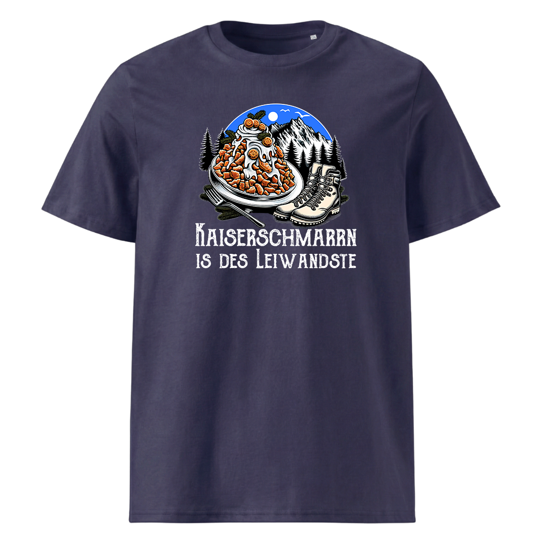 Leiwand T-Shirt mit Berg-Spruch, weitere Ansicht