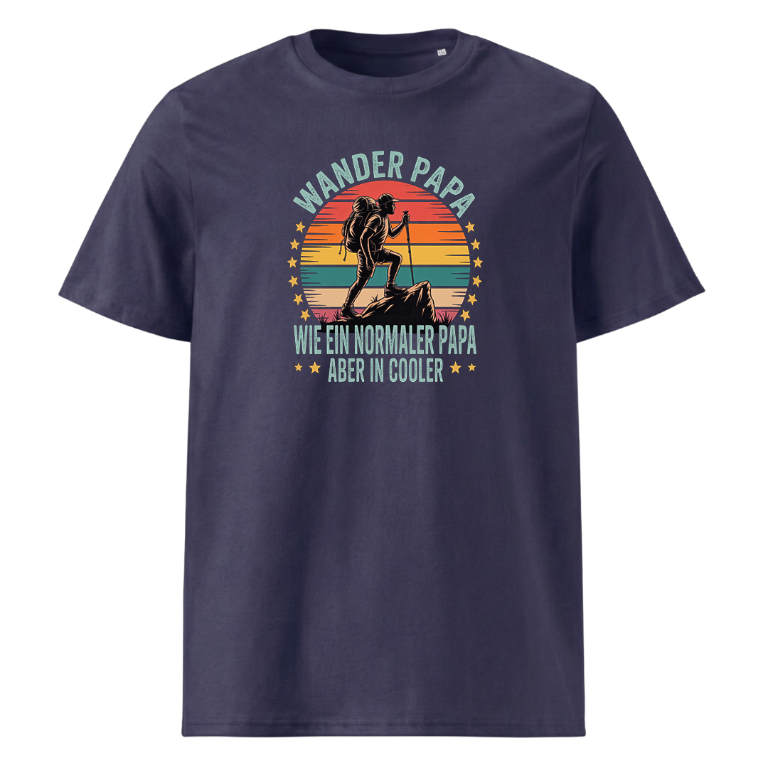 Wanderpapa T-Shirt Unisex mit Wander-Motiv, weitere Ansicht