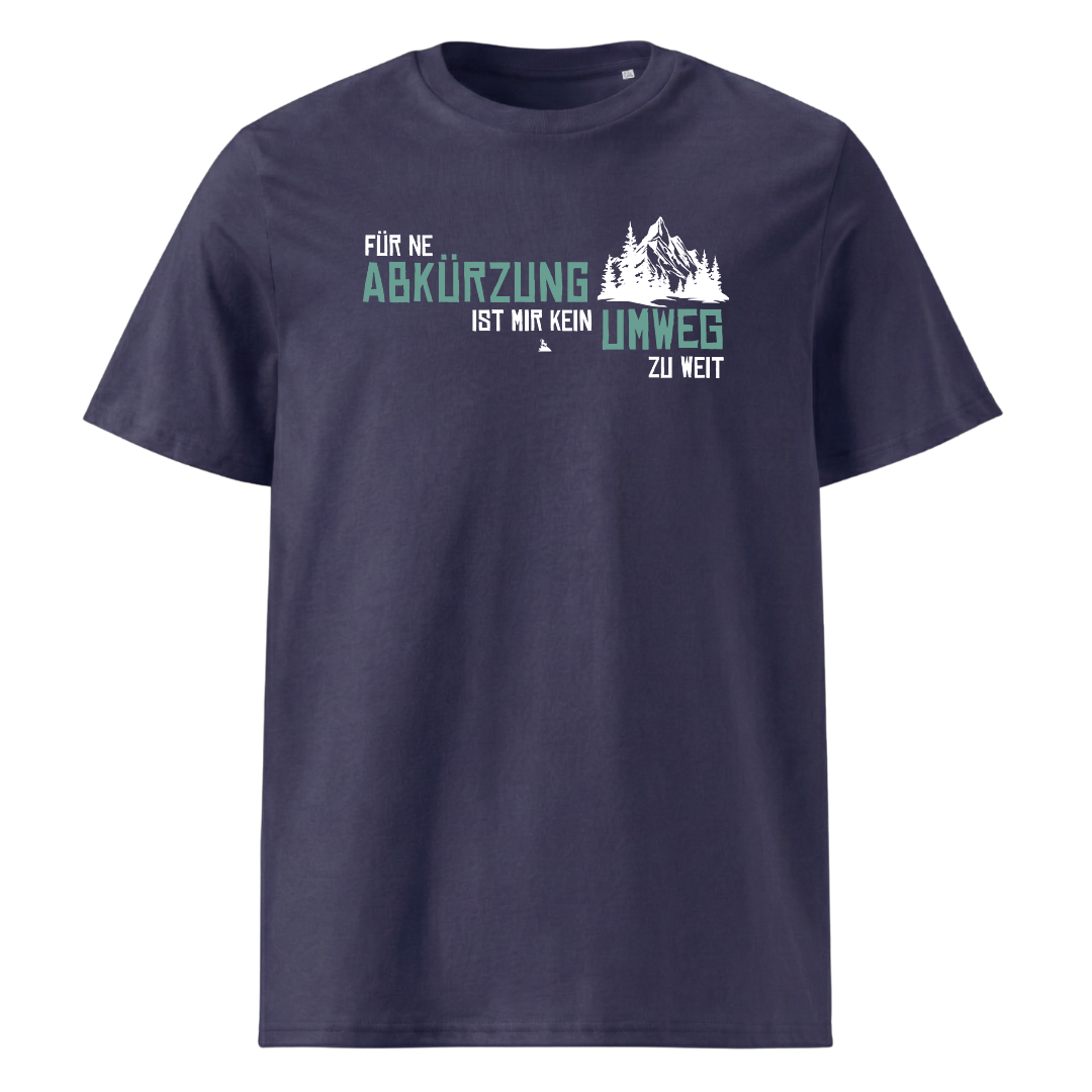 Abkürzung T-Shirt Unisex mit Wander-Spruch, weitere Ansicht
