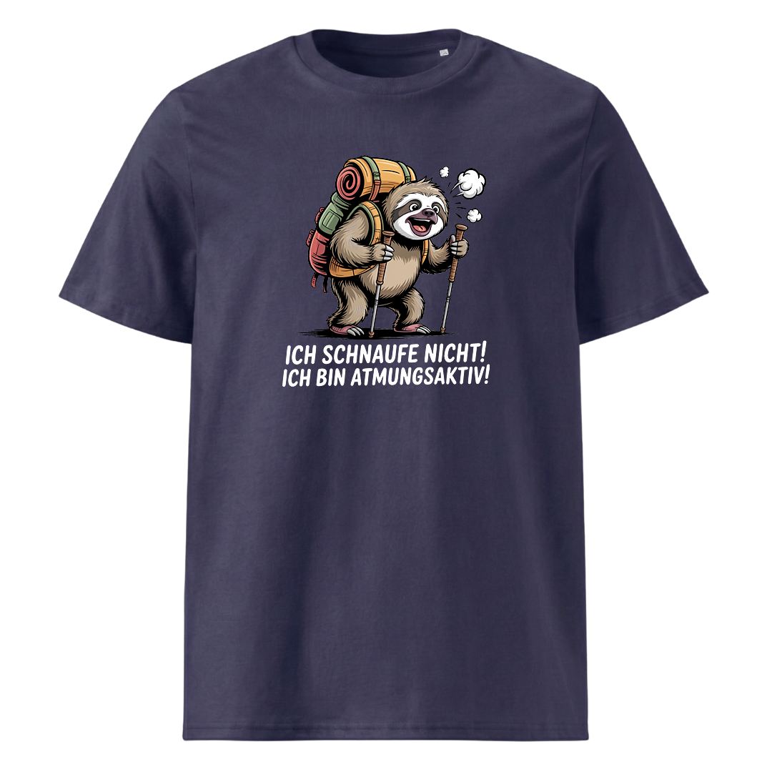 Atmungsaktiv T-Shirt mit Wander-Spruch, weitere Ansicht