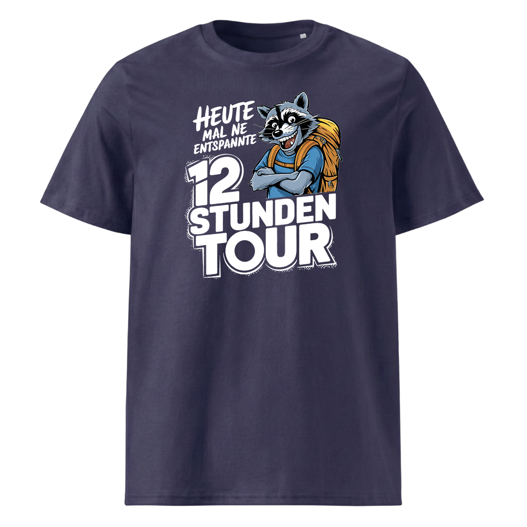 12 Stunden Tour T-Shirt mit Wander-Spruch, weitere Ansicht