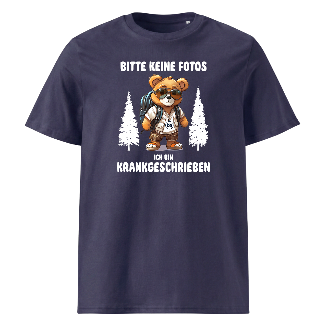 Krankgeschrieben T-Shirt Unisex mit Spruch, weitere Ansicht