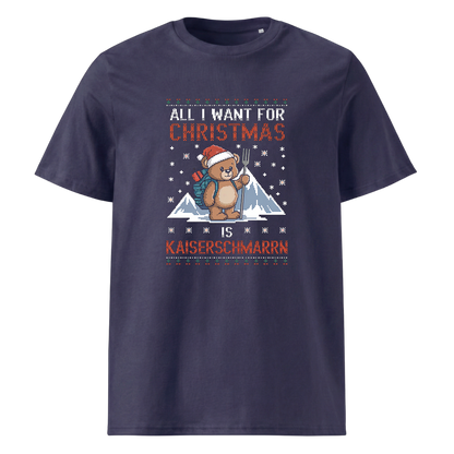 All I Want Christmas T-Shirt mit Weihnachts-Spruch, weitere Ansicht