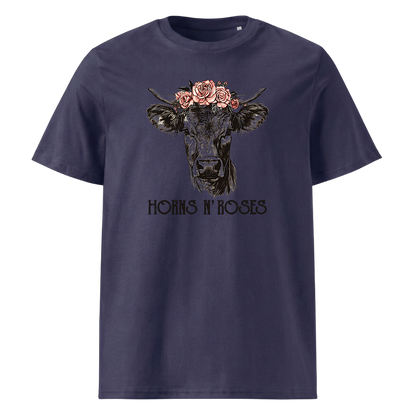 Horns N´Roses T-Shirt Unisex mit Rock-Berg-Motiv, weitere Ansicht