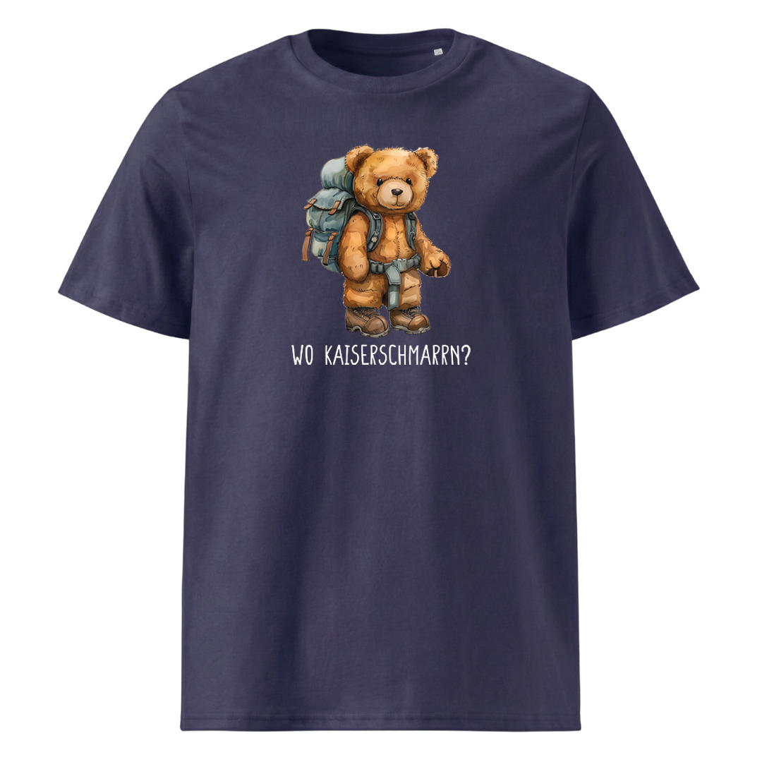 Wo Kaiserschmarrn T-Shirt Unisex mit lustigem Spruch, weitere Ansicht