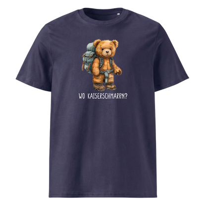 Wo Kaiserschmarrn T-Shirt Unisex mit lustigem Spruch, weitere Ansicht