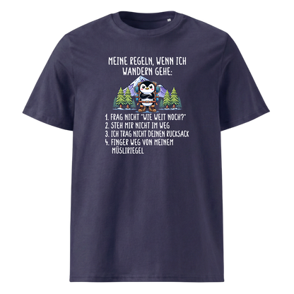 Meine Regeln T-Shirt mit Wanderspruch, weitere Ansicht