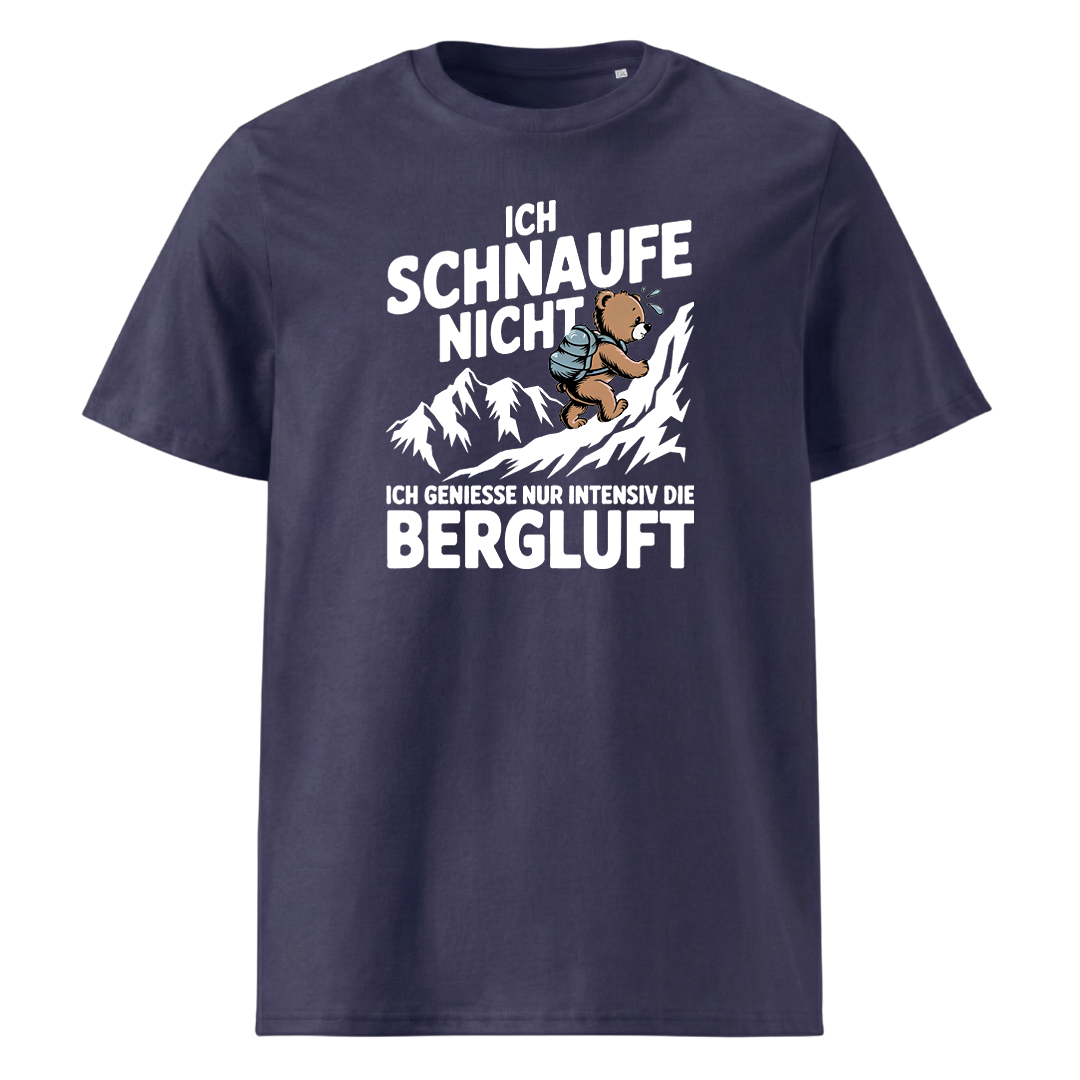 Bergluft T-Shirt Unisex mit Berg-Spruch, weitere Ansicht