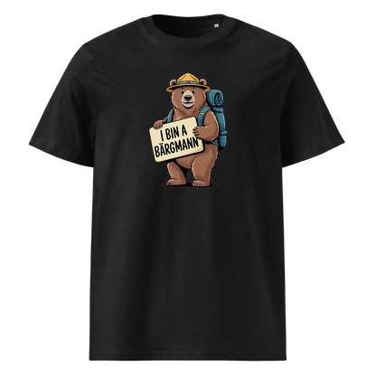 I bin a Bergmann T-Shirt Unisex mit Spruch-Motiv, Frontansicht