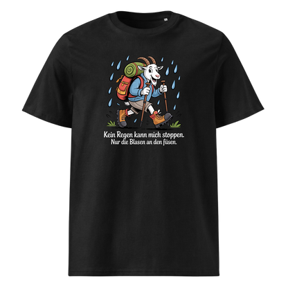 Kein Regen kann mich stoppen T-Shirt Unisex mit Spruch-Motiv, Frontansicht