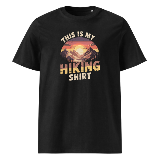My Hiking Shirt T-Shirt Unisex mit Wander-Motiv, Frontansicht