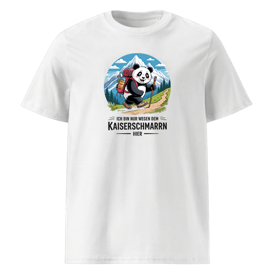 Kaiserschmarrn Panda T-Shirt Unisex mit Panda-Motiv, Motivdetail