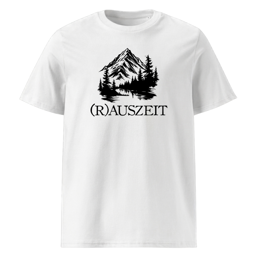 Rauszeit T-Shirt Unisex mit Auszeit-Spruch, Motivdetail