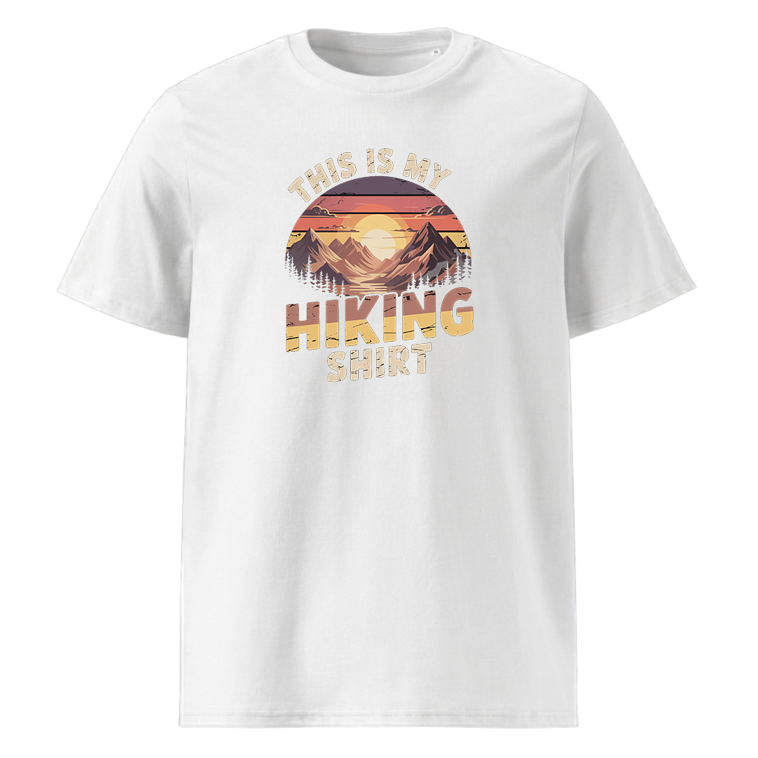 My Hiking Shirt T-Shirt Unisex mit Wander-Motiv, Motivdetail