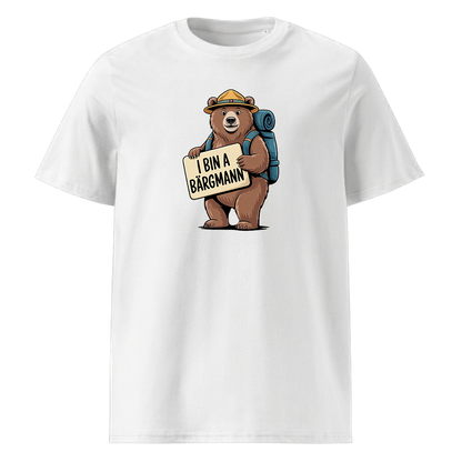I bin a Bergmann T-Shirt Unisex mit Spruch-Motiv, Motivdetail