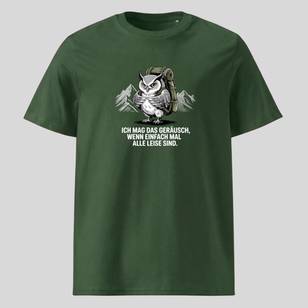 Ich mag das Geräusch Unisex T-Shirt in Grün, Kraxelgaudi