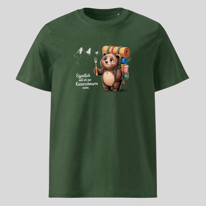Kaiserschmarrn Bärchen Unisex T-Shirt in Grün, Kraxelgaudi