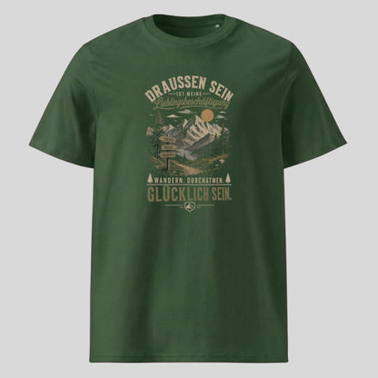 Lieblingsbeschäftigung Unisex T-Shirt in Grün, Kraxelgaudi