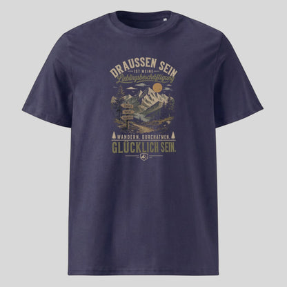 Lieblingsbeschäftigung Unisex T-Shirt in Navy, Kraxelgaudi