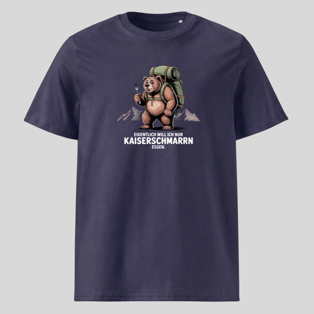Kaiserschmarrn Braunbär Unisex T-Shirt in Navy, Kraxelgaudi
