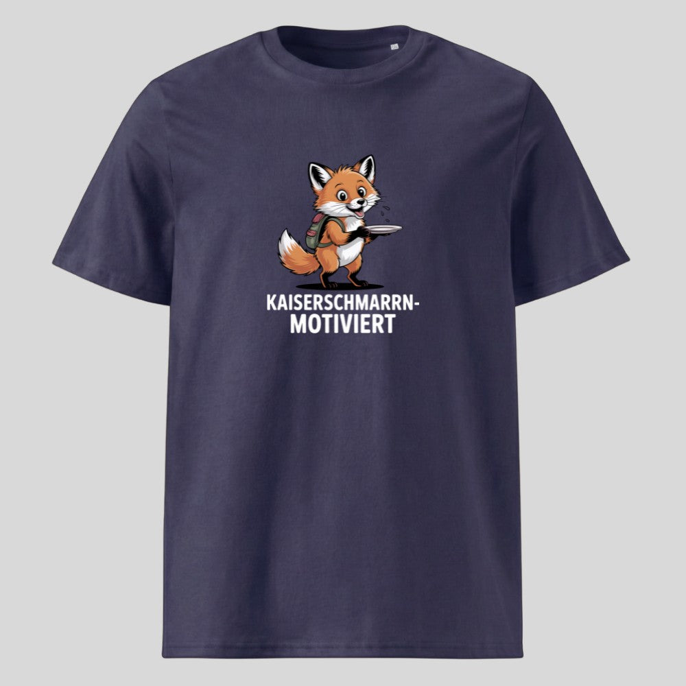 Kaiserschmarrnmotiviert Unisex T-Shirt in Navy, Kraxelgaudi