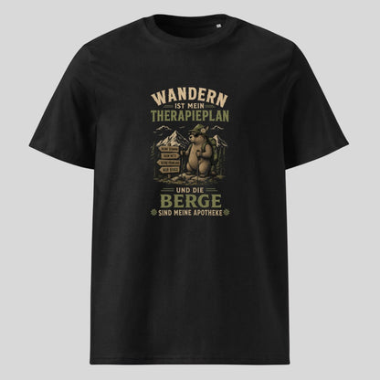 Therapieplan Unisex T-Shirt in Schwarz, Kraxelgaudi
